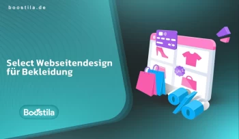 Webseitendesign für Bekleidung