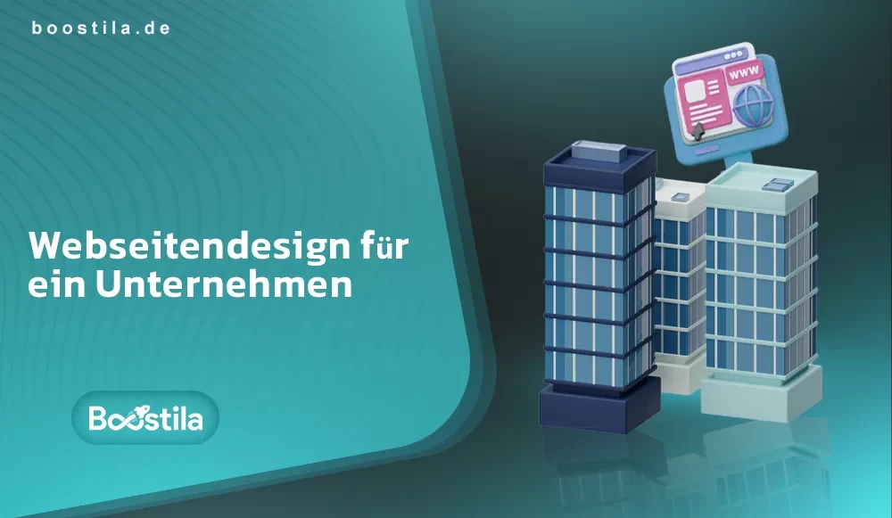 Webseitendesign für ein Unternehmen